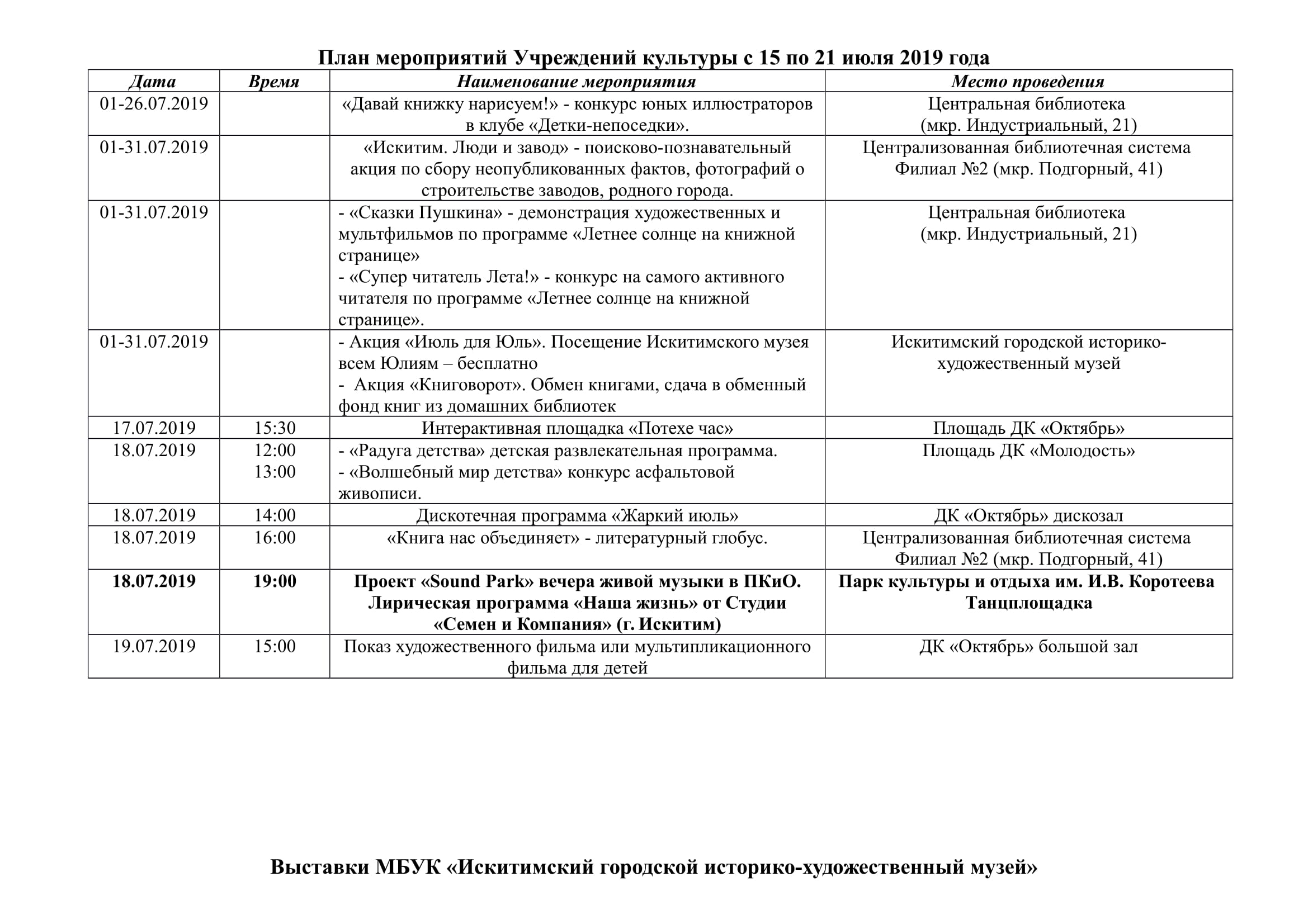 Дк области могилев план мероприятий